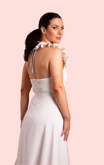 Love In Paris Midi Dress - White