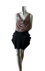 Chloe Dress - Bronze Black