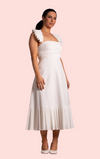 Love In Paris Midi Dress - White