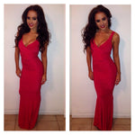 Gabriella Maxi Dress - Red