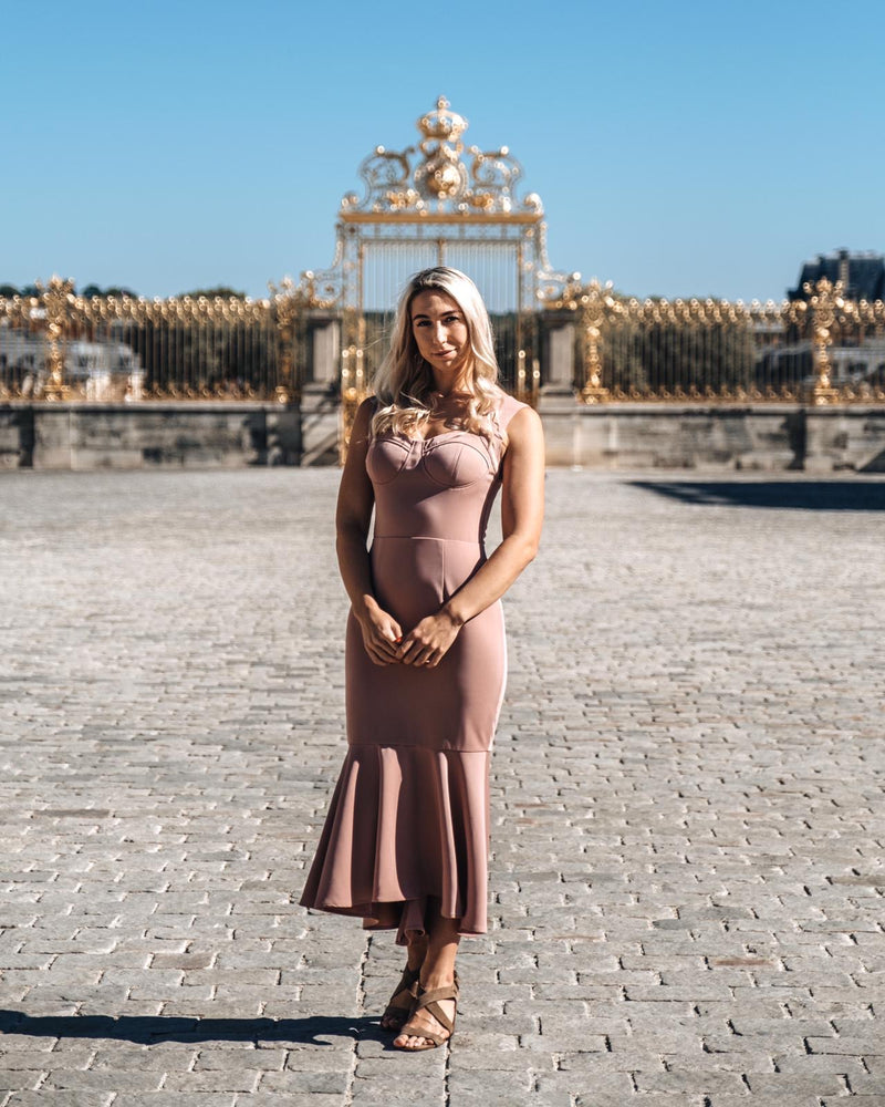 A Touch Of Romance Midi Dress