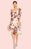 Garland Midi Dress - Floral Print