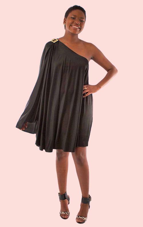 Kaftan Satin Dress Black Your Favourite Dresses