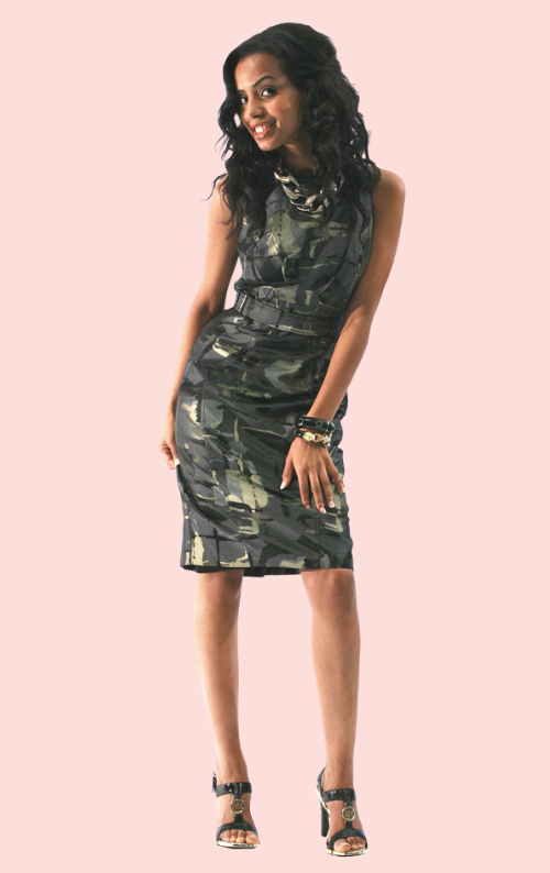 Camo shift dress best sale