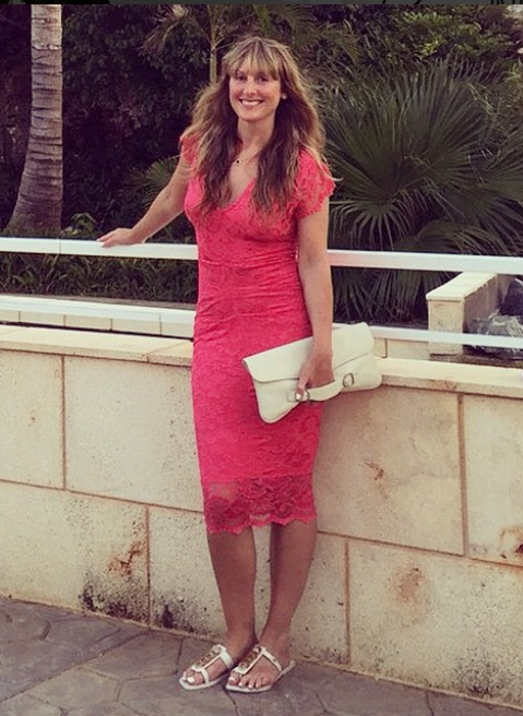 Coral pink lace dress outlet