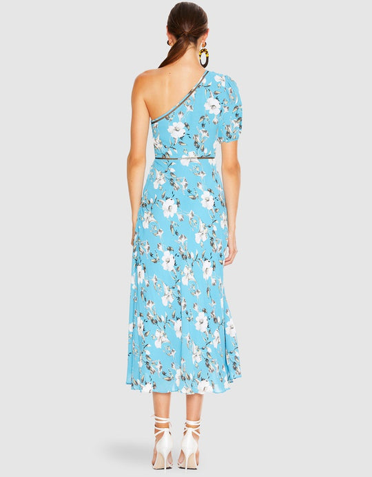 talulah one shoulder dress La Maison Talulah Garland Mini Dress