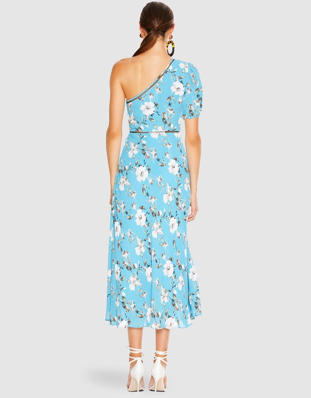 cannes midi dress Yumi Kim Cannes Midi Dress In Garland Black Size Small