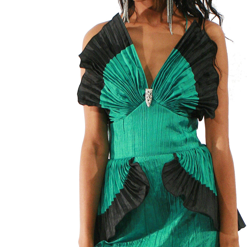 BB Collection Peplum Dress - Green Your Favourite Dresses BB Collection Peplum Dress - Green Your Favourite Dresses
