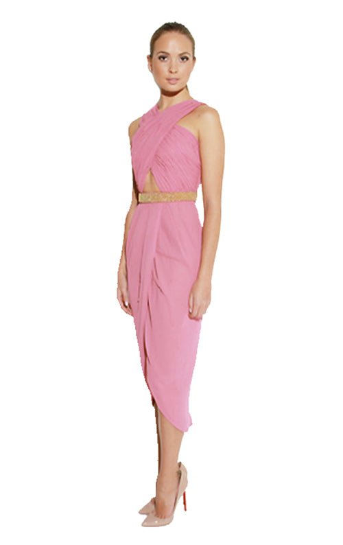 Alize Cutout Dress - Pink Your Favourite Dresses Alize Cutout Dress - Pink Your Favourite Dresses